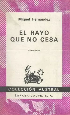 RAYO QUE NO CESA(ANT.AUSTRAL