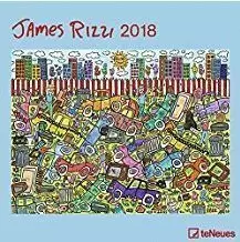 2018 CALENDAR JAMES RIZZI 30 X 30