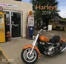 2018 CALENDAR HARLEYS 30 X 30
