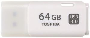 PENDRIVE 64GB KIOXIA/TOSHIBA TRANSMEMORY U301 3.2 BLANCO (INCLUYE CANON LPI DE 0.24 )