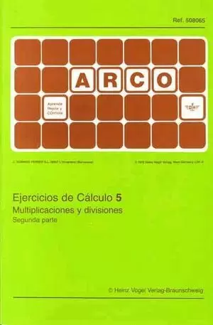 ARCO. EJERCICIO DE CALCULO 5. FERRER