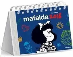MAFALDA CALENDARIO AZUL 2018