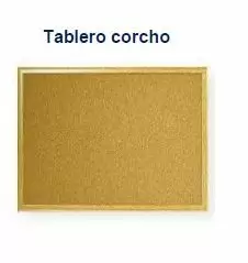 TABLERO CORCHO 30 X 40