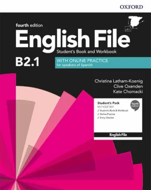 ENGLISH FILE 4TH EDITION B2.1. STUDENT'S BOOK AND WORKBOOK WITHOUT KEY PACK ED20