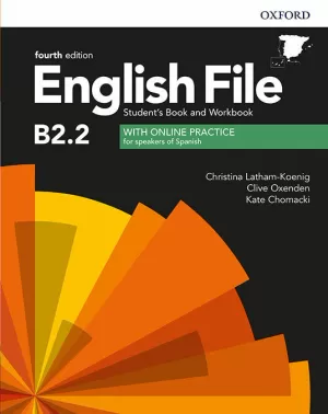 ENGLISH FILE B2 .2. STUDENT'S BOOK AND WORKBOOK WITH KEY PACK 4TH EDITION
