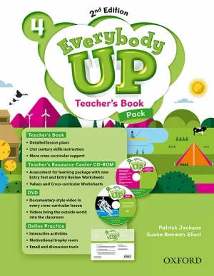 EVERYBODY UP: LEVEL 4 TEACHER'S BOOK PACK+DVD+ONLINE  PRACTICE+ TEAVHER'S RESOUR