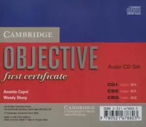 OBJECTIVE FIRST CERTIFICATE AUDIO CD