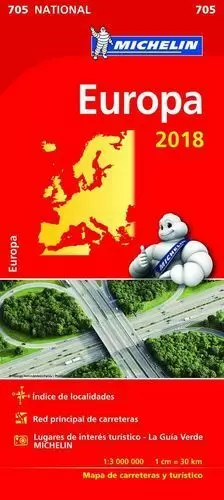 MAPA DE CARRETERAS EUROPA 2018