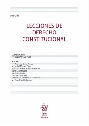LECCIONES DE DERECHO CONSTITUCIONAL 7ª EDICIÓN 2020