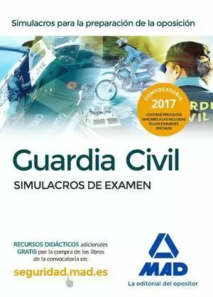 GUARDIA CIVIL 2017. SIMULACROS DE EXAMEN