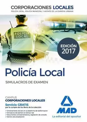 POLICÍA LOCAL 2017 SIMULACROS DE EXAMEN MAD
