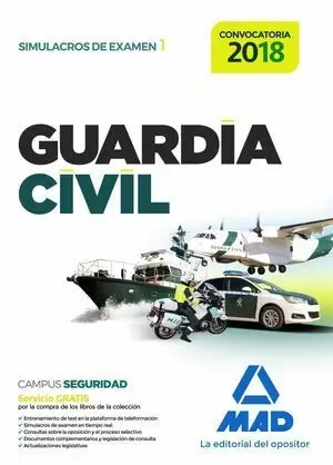 GUARDIA CIVIL 2018. SIMULACROS DE EXAMEN 1