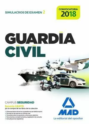 GUARDIA CIVIL 2018. SIMULACROS DE EXAMEN 2