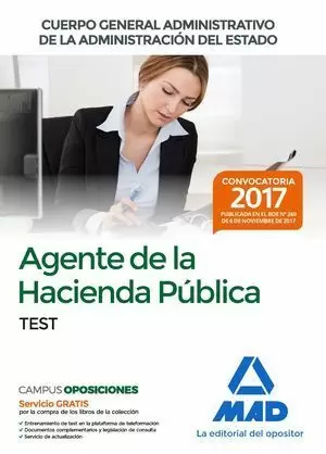 TEST AGENTES DE LA HACIENDA PÚBLICA 2017 MAD