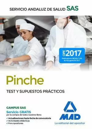 PINCHE DEL SERVICIO ANDALUZ DE SALUD. TEST Y SUPUESTOS PRÁCTICOS