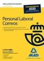 PERSONAL LABORAL CORREOS SIMULACROS II 2020 MAD