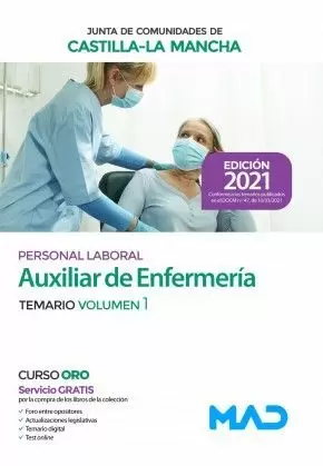 2021 AUXILIAR ENFERMERIA JCCM. VOLUMEN 1 MAD