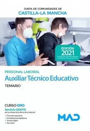 2021 AUXILIAR TECNICO EDUCATIVO JCCM TEMARIO VOLUMEN 1 MAD