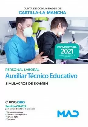 2021 AUXILIAR TECNICO EDUCATIVO JCCM SIMULACROS MAD