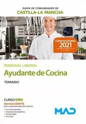 2021 AYUDANTE DE COCINA JCCM TEMARIO MAD