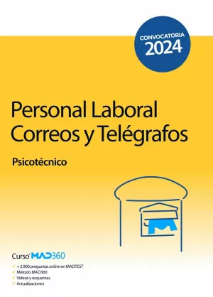 PERSONAL LABORAL CORREOS Y TELÉGRAFOS. 2024 PSICOTÉCNICO