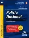 CUERPO NACIONAL DE POLICIA. ESCALA BÁSICA. TEMARIO VOL 1 CIENCIAS JURÍDICAS 2014