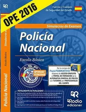 POLICIA NACIONAL ESCALA BÁSICA SIMULACROS 2016 RODIO