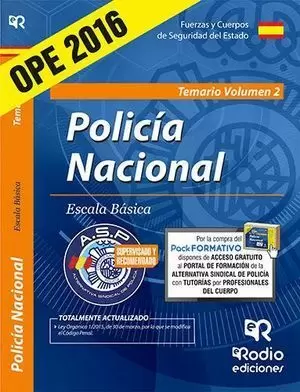 POLICÍA NACIONAL ESCALA BÁSICA PSICOTÉCNICO, ORTOGRAFÍA Y ENTREVISTA PERSONAL 2016 RODIO
