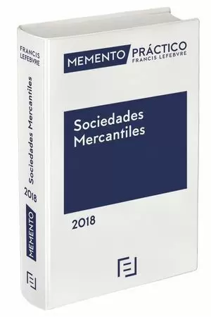 MEMENTO SOCIEDADES MERCANTILES 2018