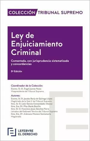 LEY DE ENJUICIAMIENTO CRIMINAL 2018
