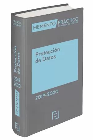 MEMENTO PROTECCIÓN DE DATOS 2019-2020
