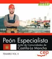2019-2023 PEON ESPECIALISTA JUNTA CASTILLA LA MANCHA TEMARIO II. CEP 2019