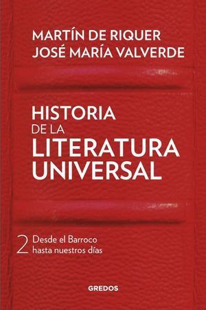 HISTORIA DE LA LITERATURA UNIVERSAL, VOL.2