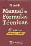 MANUAL DE FORMULAS TÉCNICAS -31ª EDICIÓN