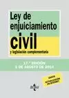 LEY DE ENJUICIAMIENTO CIVIL 2014 TECNOS