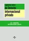 LEGISLACIÓN BÁSICA DE DERECHO INTERNACIONAL PRIVADO 2014 TECNOS