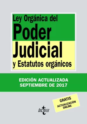 LEY ORGÁNICA DEL PODER JUDICIAL 2017 TECNOS