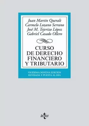 CURSO DE DERECHO FINANCIERO Y TRIBUTARIO 2018 TECNOS