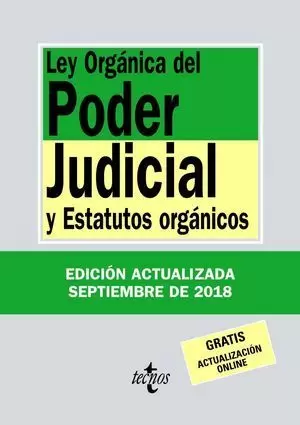 LEY ORGÁNICA DEL PODER JUDICIAL 2018 TECNOS