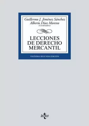 LECCIONES DE DERECHO MERCANTIL TECNOS 2019