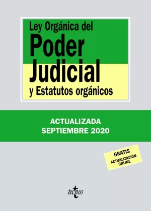 LEY ORGÁNICA DEL PODER JUDICIAL 2020