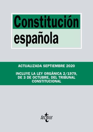 CONSTITUCIÓN ESPAÑOLA 2020