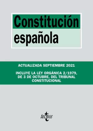 CONSTITUCIÓN ESPAÑOLA 2021 TECNOS