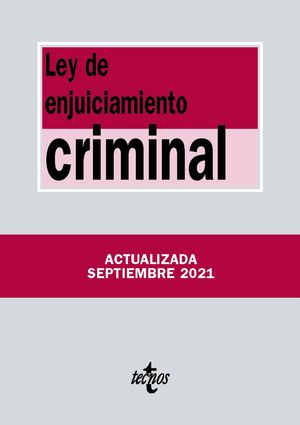 LEY DE ENJUICIAMIENTO CRIMINAL 2021 TECNOS