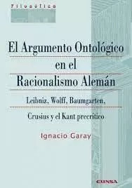 EL ARGUMENTO ONTOLÓGICO EN EL RACIONALISMO ALEMÁN