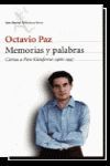 MEMORIAS Y PALABRAS CARTAS A PERE GIMPFERRRER 1966-1997