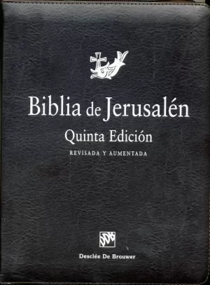 BIBLIA DE JERUSALÉN. MARRON CON CREMALLERA