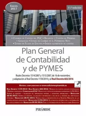 PLAN GENERAL DE CONTABILIDAD Y DE PYMES 2017 11ª EDICION