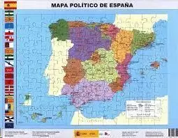 PUZZLE MAGNETICO MAPA POLITICO DE ESPAÑA