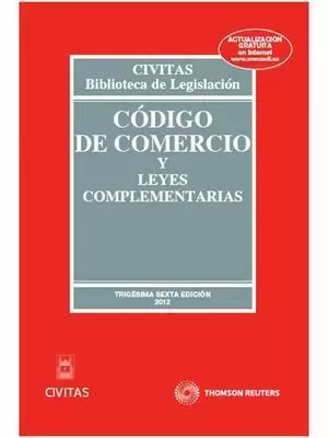 CÓDIGO DE COMERCIO Y LEYES COMPLEMENTARIAS CIVITAS 2012
